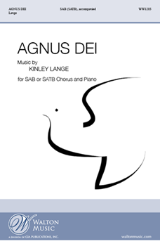 Agnus Dei - SAB (Vocal Score)