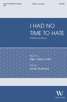 I had no time to hate