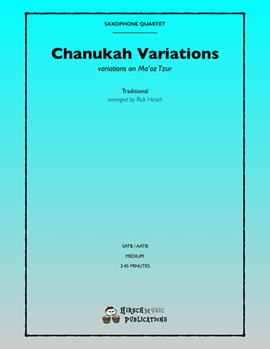 Chanukah Variations by Traditional - Hirsch Rick - for 4 Sax