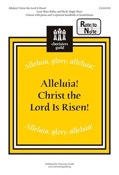 Alleluia Christ The Lord Is Risen by Bailey and Mayo for Unison