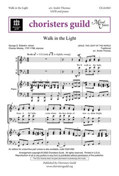 Walk In The Light by - Thomas Andre J - for SATB