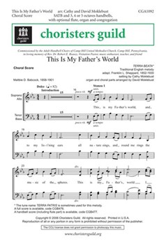 This Is My Father's World by - Moklebust David - for SATB