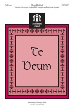 Te Deum by Bedford Michael for Unison