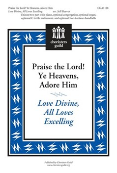Praise The Lord Ye Heavens Adore Him by - Reeves Jeff - for Unison/2-Part