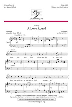 Love Round by - Gifford Nancy - for Unison (A Round)