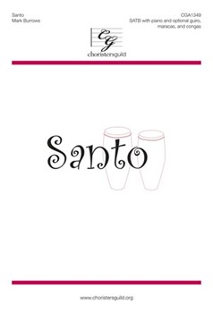 Santo by Burrows Mark for SATB and Piano