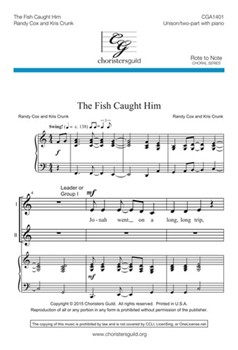 Fish Caught Him by Cox and Crunk for Unison/2-Part and Piano