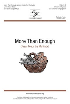 More Than Enough by Bailey and Mayo for Unison and Piano