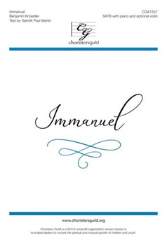 Immanuel by Knoedler Benjamin D Garrett Paul Martin for SATB and Piano