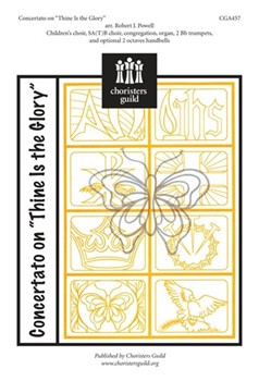 Concertato On Thine Is The Glory by Powell Robert for SATB