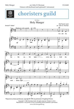 Holy Manger by for Unison