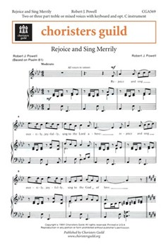Rejoice and Sing Merrily by for 2 or 3-Part