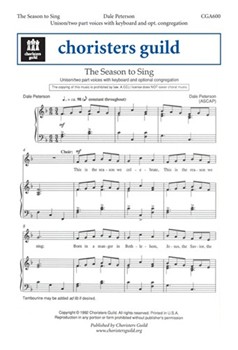 The Season to Sing by for Unison/2-Part