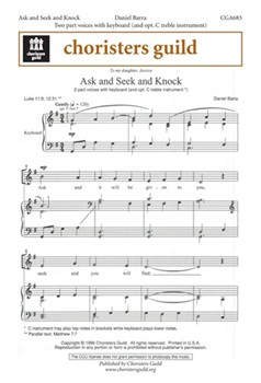 Ask and Seek and Knock by for 2-Part