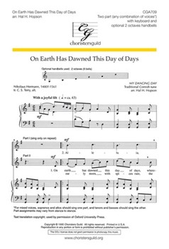 On Earth Has Dawned This Day Of Days by - Hopson Hal H - for 2-Part