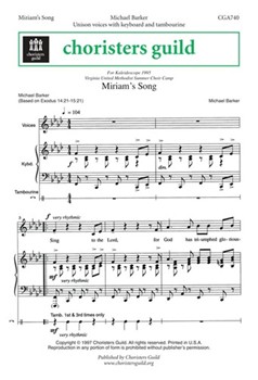 Miriam's Song by Barker Michael for Unison