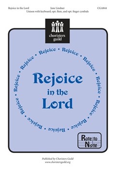 Rejoice In The Lord by Lindner Jane for Unison/2-Part