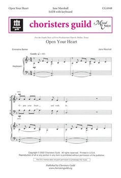 Open Your Heart by Marshall Jane for SATB