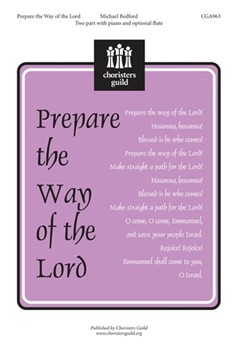 Prepare The Way Of The Lord by Bedford Michael for 2-Part