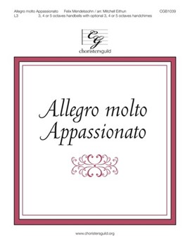 Allegro molto Appasionato by Mendelssohn Felix - Eithun Mitchell - for Handbells 3-5 Octave
