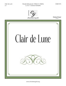 Clair de Lune by Debussy Claude - Mathis William H - for Handbells 5-7 Octave