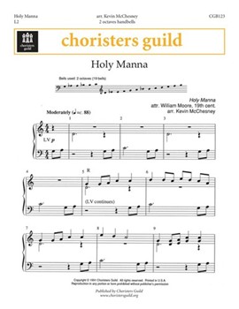 Holy Manna by for Handbells 2 Octave