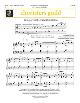 Bring a Torch Jeanette Isabella by for Handbells 2-3 Octave