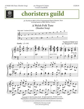 A Welsh Folk Tune by for Handbells 3 Octave