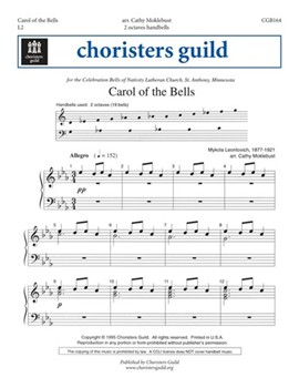 Carol Of The Bells by - Moklebust Cathy - for Handbells
