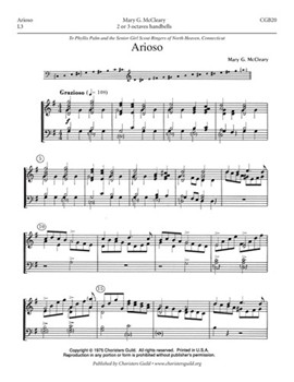 Arioso by for Handbells 2-3 Octave