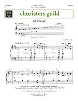Meditation by for Handbells 2-3 Octave