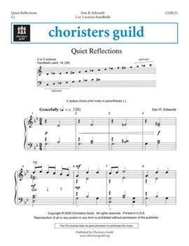 Quiet Reflections by for Handbells 2-3 Octave