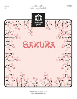 Sakura by - Lichlyter Mary - for Handbells 3-5 Octave