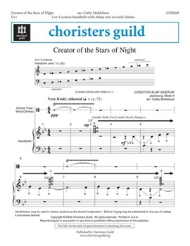 Creator Of The Stars Of Night by - Moklebust Cathy - for Handbells 2-3 Octave