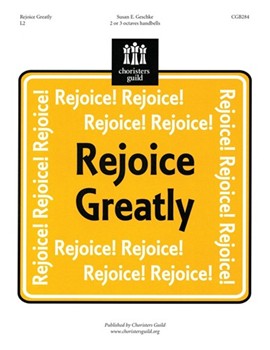 Rejoice Greatly by Geschke Susan for Handbells 2-3 Octave
