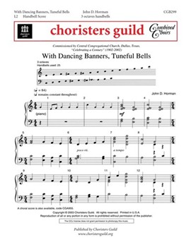 With Dancing Banners Tuneful Bells by Horman John for Handbells Sacred