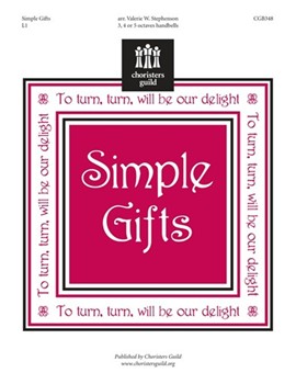 Simple Gifts by - Stephenson Valerie - for Handbells 3-5 Octave