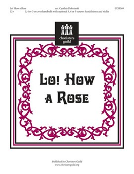 Lo How A Rose by - Dobrinski Cynthia - for Handbells 3-5 Octave