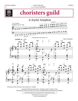 Joyful Antiphon by Edwards Dan for Handbells 3-5 Octave
