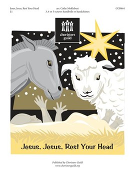 Jesus Jesus Rest Your Head by - Moklebust Cathy - for Handbells 3-5 Octave