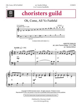 Oh Come All Ye Faithful by - Eithun Sandra - for Handbells