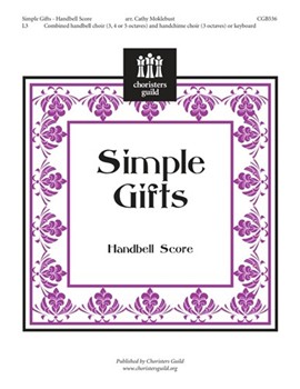 Simple Gifts by - Moklebust Cathy - for Handbells 3-5 Octave