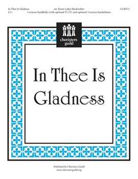 In Thee Is Gladness by - Buckwalter Karen - for Handbells