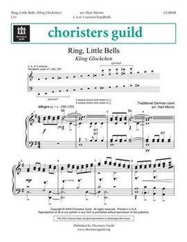 Ring Little Bells by - Morris Hart - for Handbells 3-5 Octave