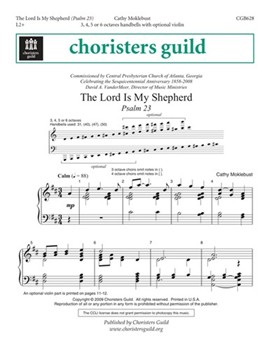 Lord Is My Shepherd by Moklebust Cathy for Handbells
