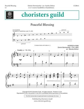 Peaceful Blessing by - Eithun Sandra - for Handbells 2-3 Octave