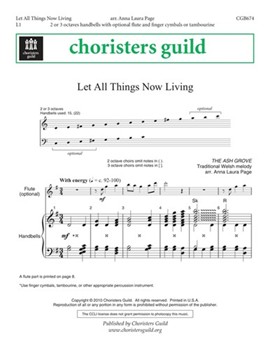 Let All Things Now Living by - Page Anna - for Handbells