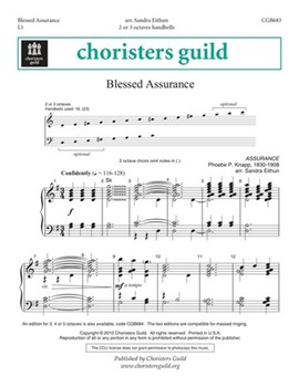 Blessed Assurance by - Eithun Sandra - for Handbells