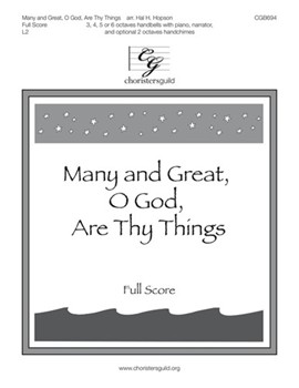 Many And Great O God Are Thy Things by - Hopson Hal H - for Full Score