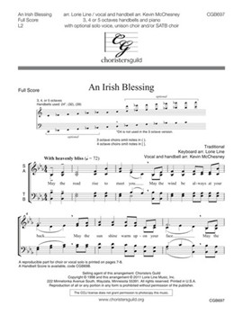 Irish Blessing by - McChesney Kevin - for Full Score